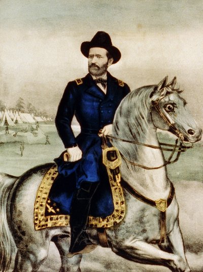 Tenente Gen. Ulysses S. Grant, 1880 da N. and Ives, J.M. Currier